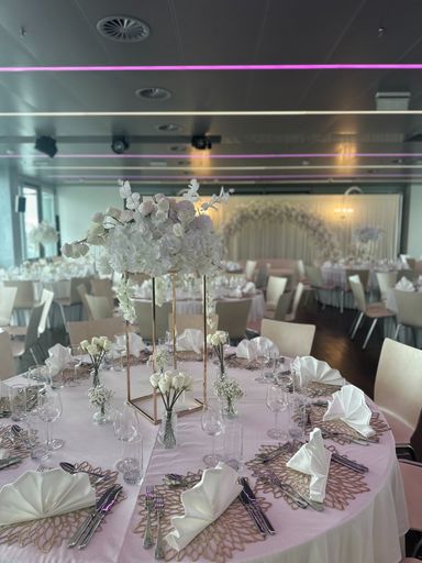 Tischdekoration Hochzeit