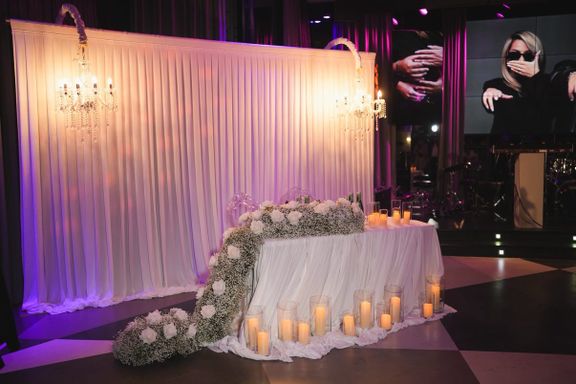 Brauthintergrund Backdrop