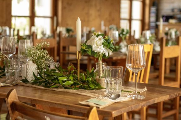 Tischdekoration Hochzeit