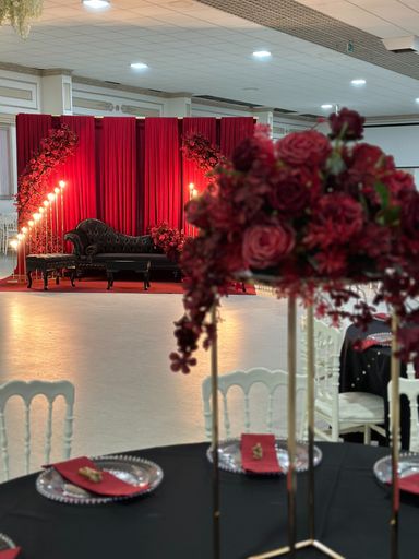 Hennaabend Gästetische Tischdekoration